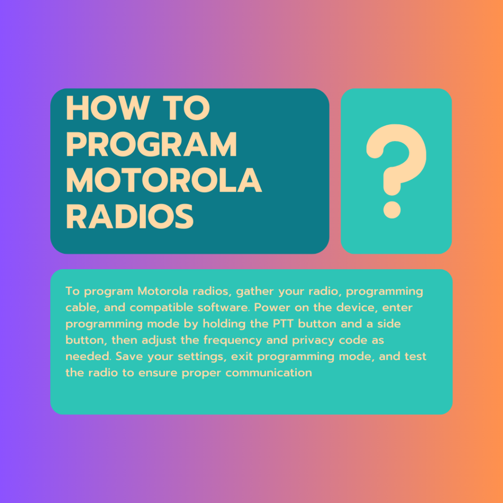 Motorola radios